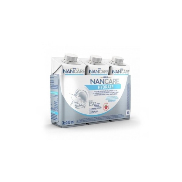 Nestlé Nancare Hydrate Liquido 3 Envases 200ml