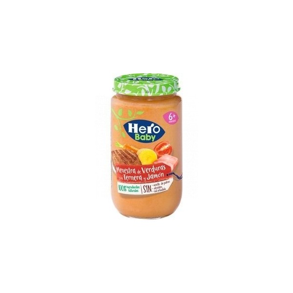 Hero Baby Menestra de Verdura Con Ternera y Jamón